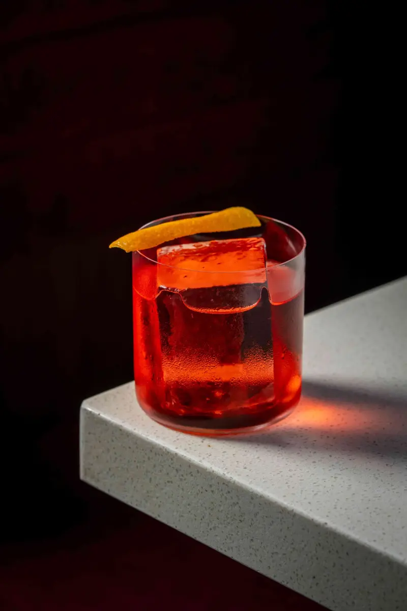 Food, drinks and the room at Barra Oliba in Little Italy
